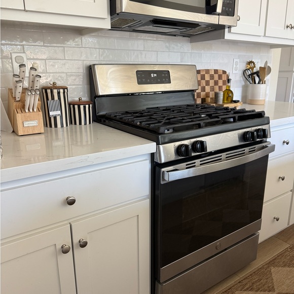 Striped Black and White Food Storage Canisters - Picture 4 of 4